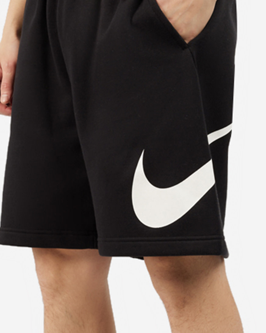 Shop Nike NSW Club Graphic Shorts BV2721-010 black | SNIPES USA