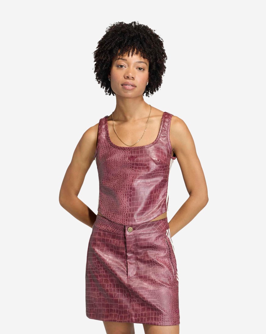 Shop adidas Pleather Corset KD8786 red | SNIPES USA
