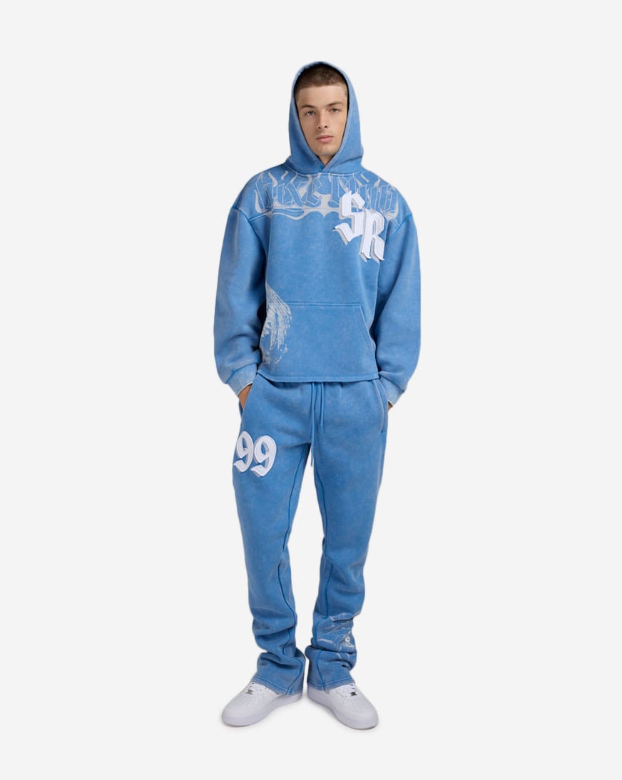 Shop Smoke Rise Solstice Fleece Hoodie FO25555SNZ-CAM blue