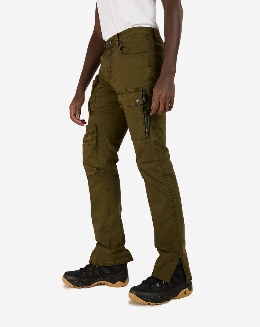 【AAKE】BENNY ZIPPER CARGO PT BND10324-QUINCY-CARGO-PANTS-
