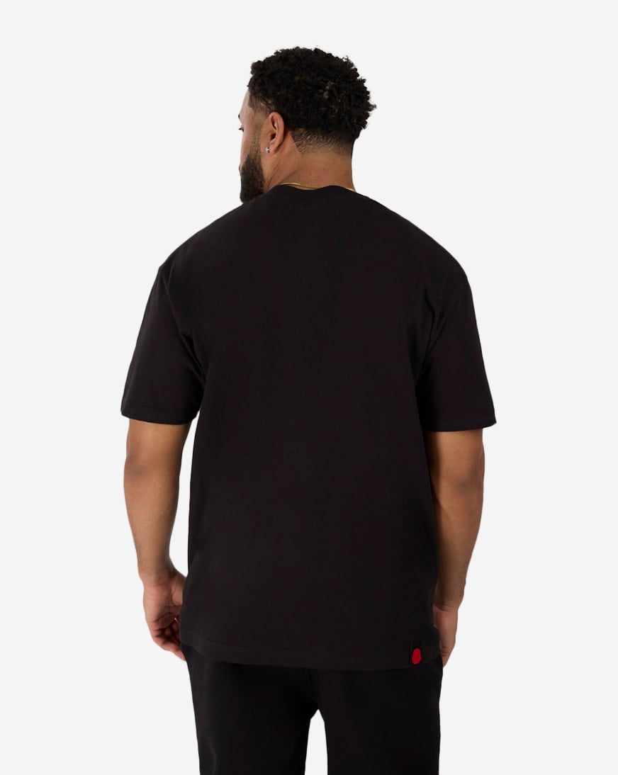 ★MIM the wardrobe★ Blur Heart T-Shirt Black MW251HT9BK MIM THE WARDROBE | 블랙 버터플라이 티셔츠