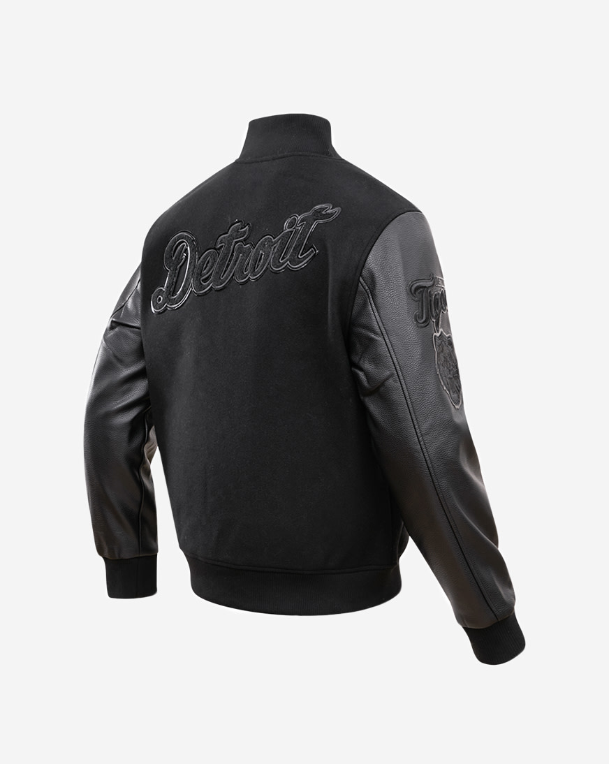 Shop PRO STANDARD Detroit Tigers Triple Black Wool Varsity