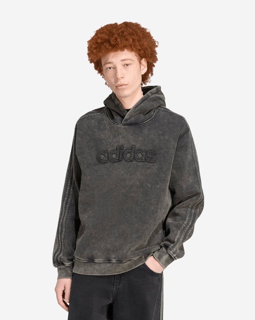 Shop adidas Washed Hoodie JY2792 black | SNIPES USA