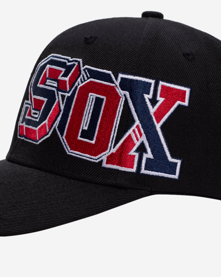 Shop Mitchell Ness Boston Red Sox Hyper Type Pro Crown Snapback