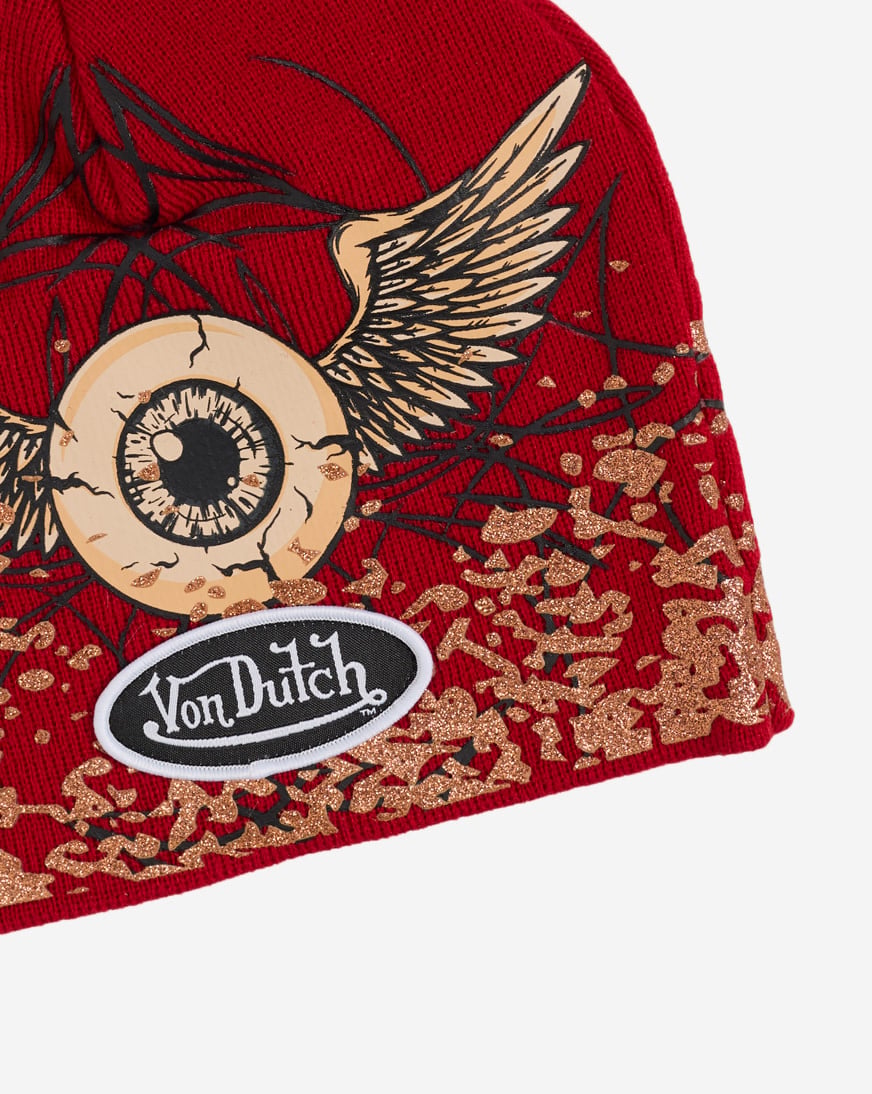Shop Von Dutch Infinite Beanie VDCB0020 red | SNIPES USA