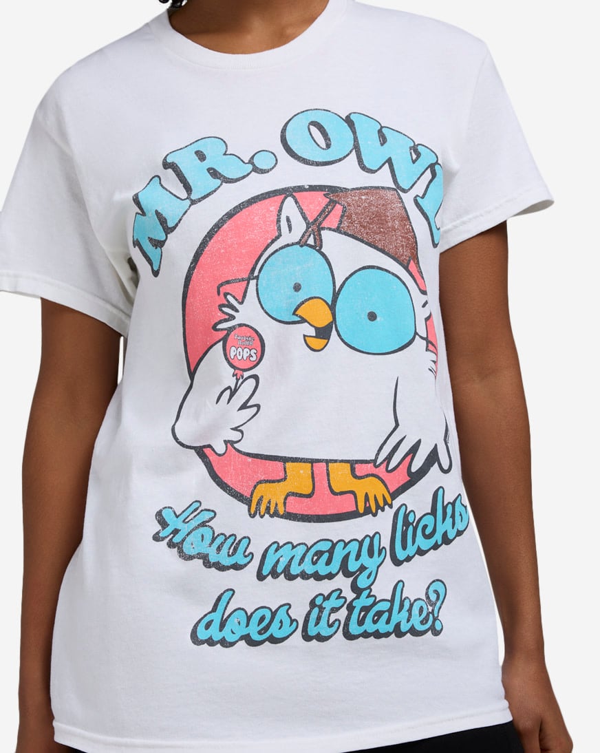 Shop Graphic Tees Mr. Owl How Many Tee TOOT573-NATURAL white
