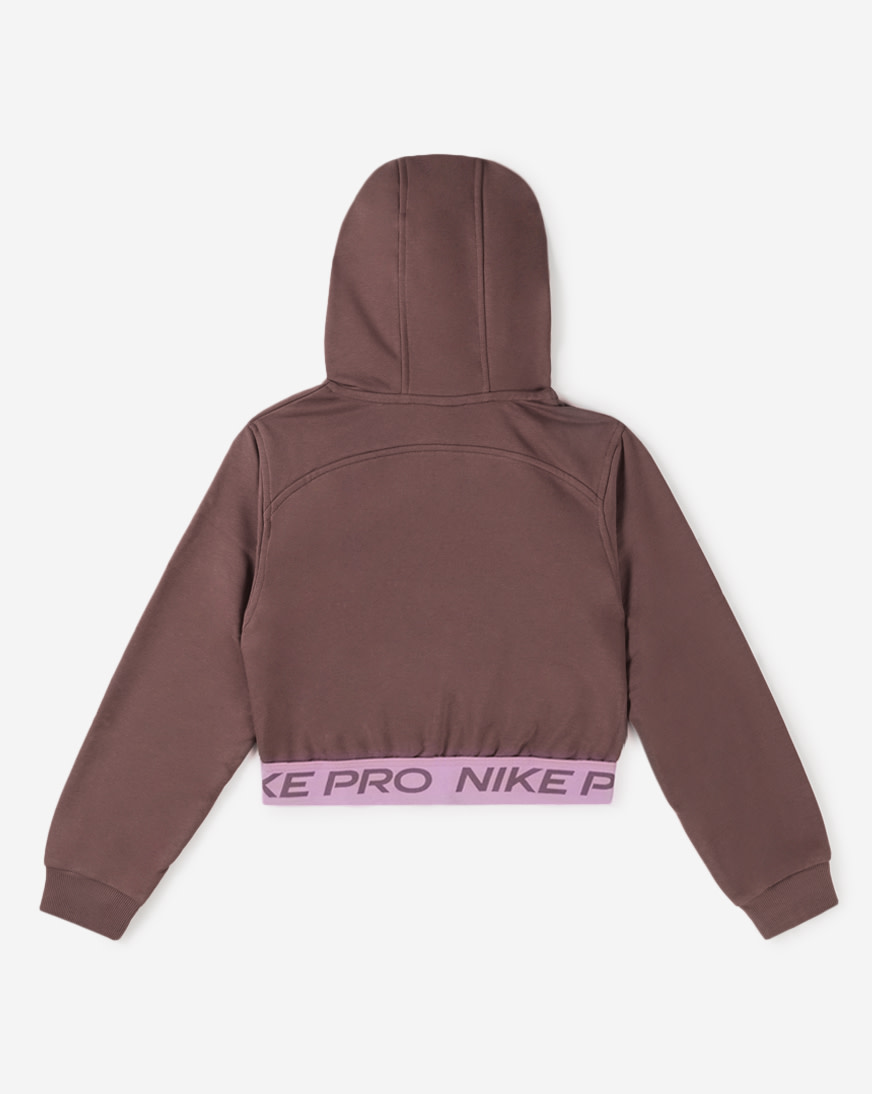 Shop Nike Big Kids' Pro Fleece Dri-FIT Full-Zip Hoodie HQ9312-502