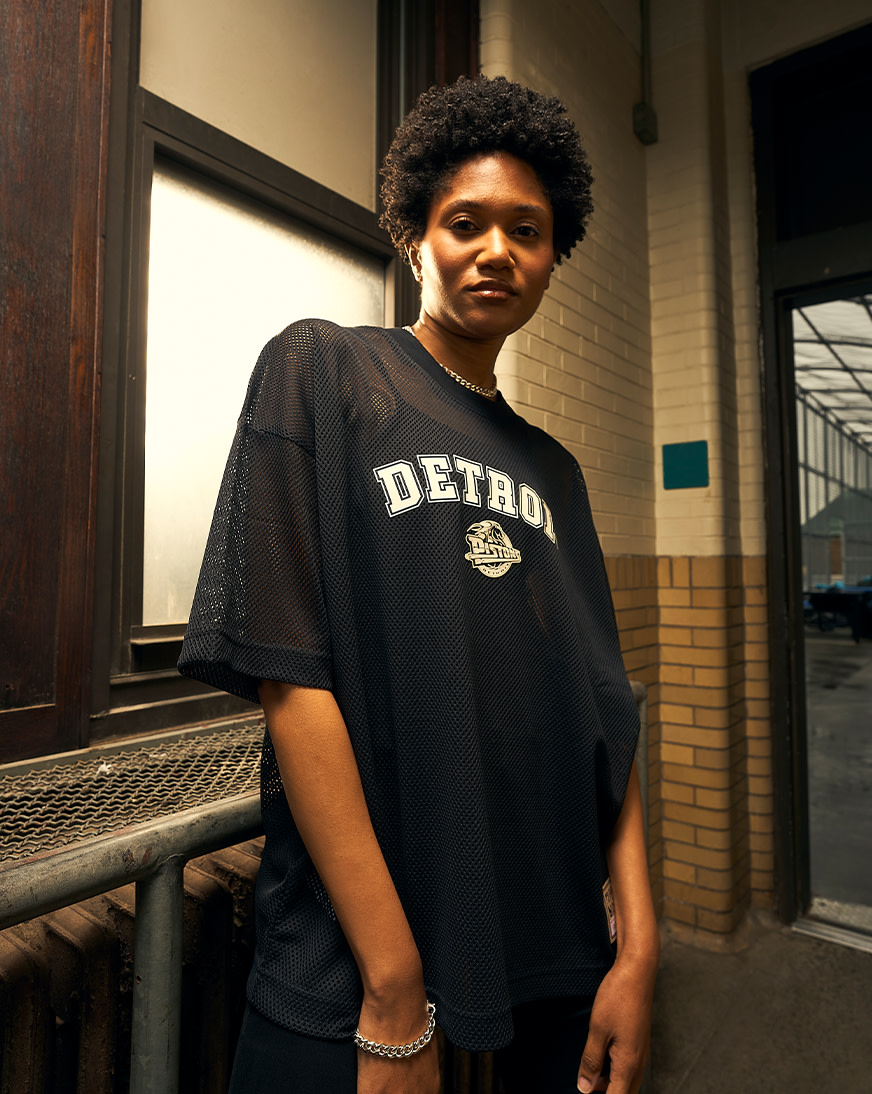 CHALLENGER BMW MESH FOOTBALL Tシャツ Shop Mitchell Ness Detroit Pistons Mesh Jersey TP8486-DPIBLCK