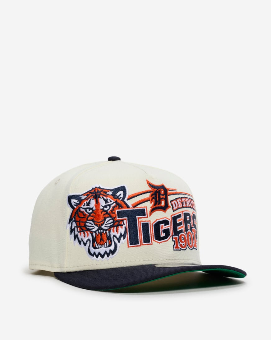 Shop New Era 9Fifty Detroit Tigers Classic A-Frame Snapback Hat