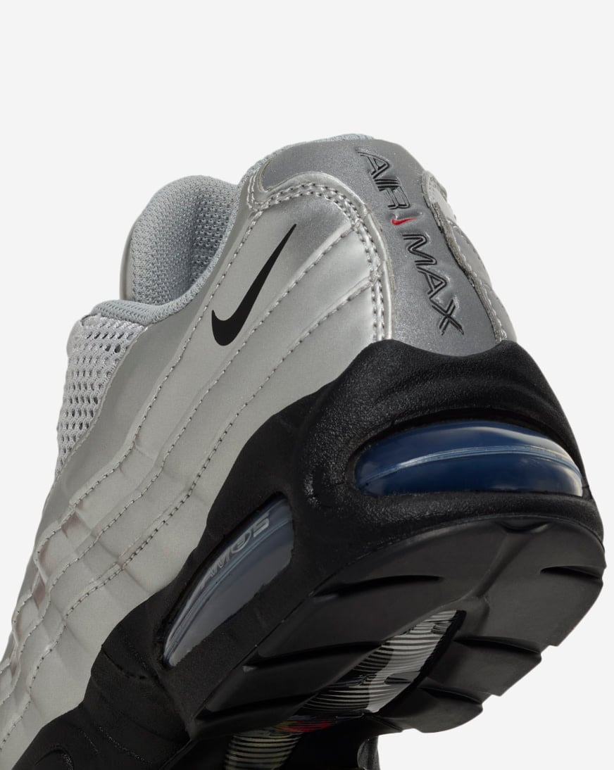 Shop Nike Big Kids' Air Max 95 SE LTR IO9859-003 silver | SNIPES USA