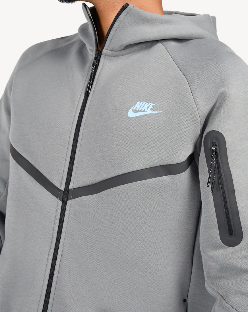Shop Nike Tech Fleece Full-Zip Windrunner Jacket HV0949-085 grey