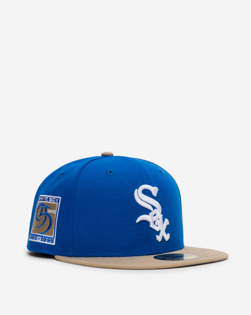 Shop New Era 59Fifty Chicago White Sox Fitted Hat 71029705 blue