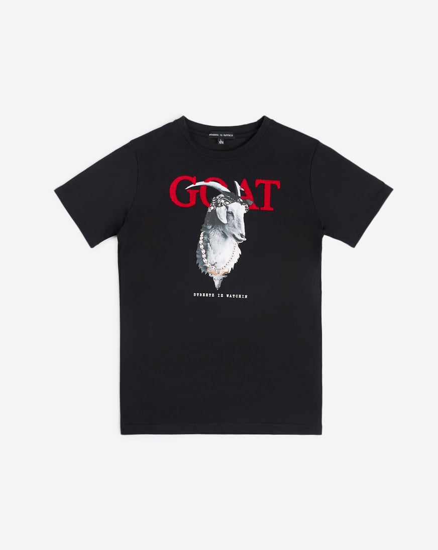 Shop STREETZ IS WATCHIN Kids' Goat Bandana Tee SIW5041BOYS-BLK-RED