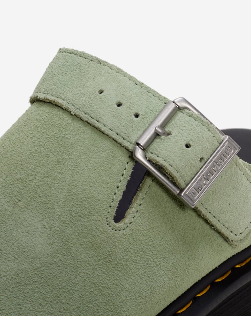 Dr Martens★ZEBZAG SUEDE ミュール★厚底★兼用★SAGE GREEN Dr. Martens Women's Zebzag Suede Platform Mule | Urban