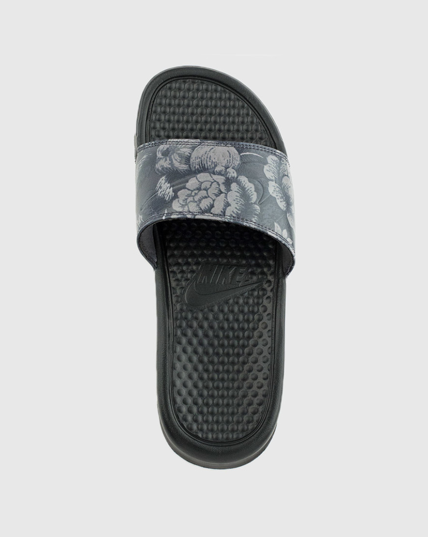 nike benassi slides floral