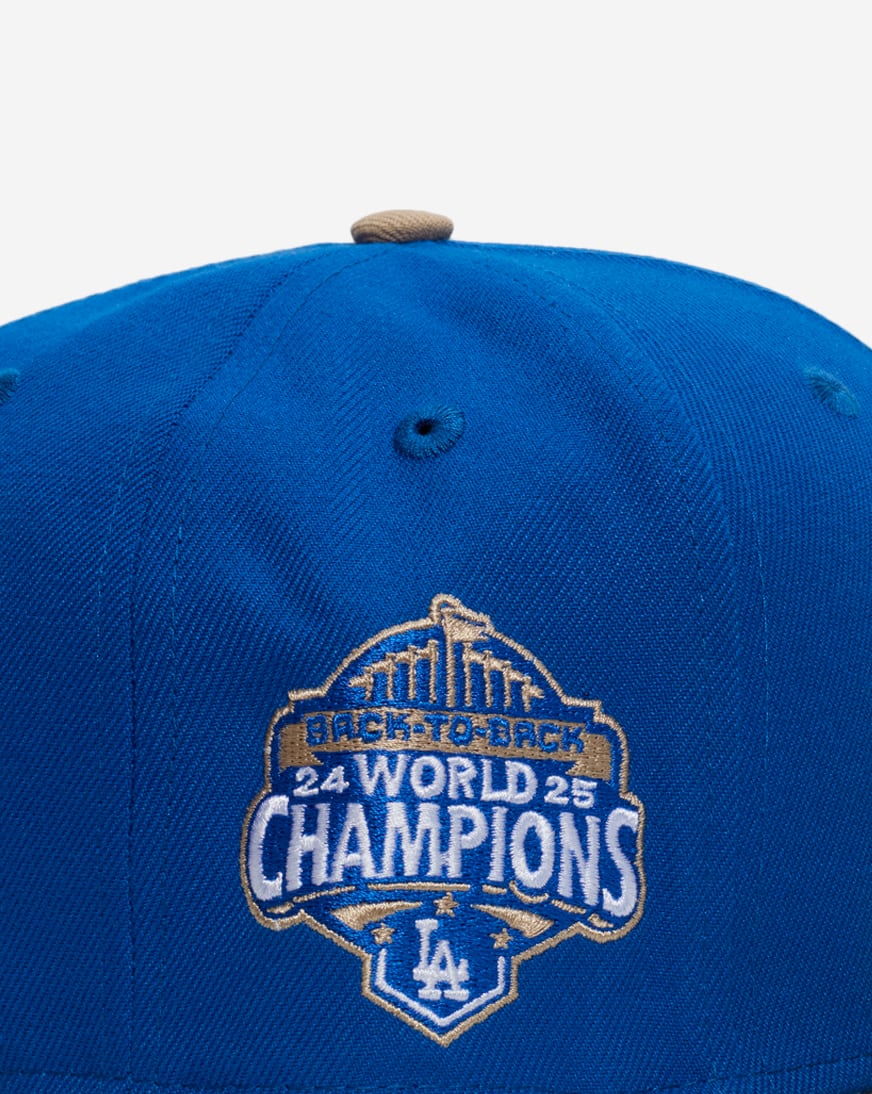 Shop New Era 59Fifty Los Angeles Dodgers Fitted Hat 71029710 blue