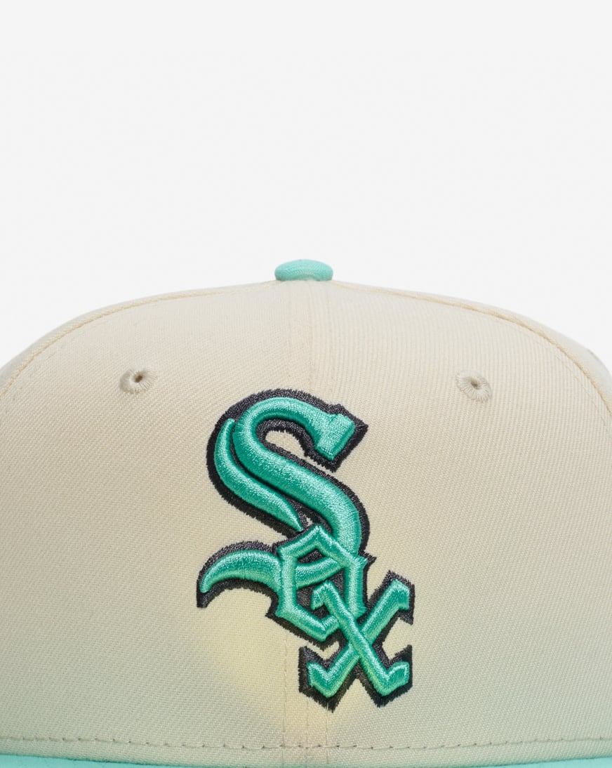 Shop New Era 59Fifty Chicago White Sox Fitted Hat 60804682 cream