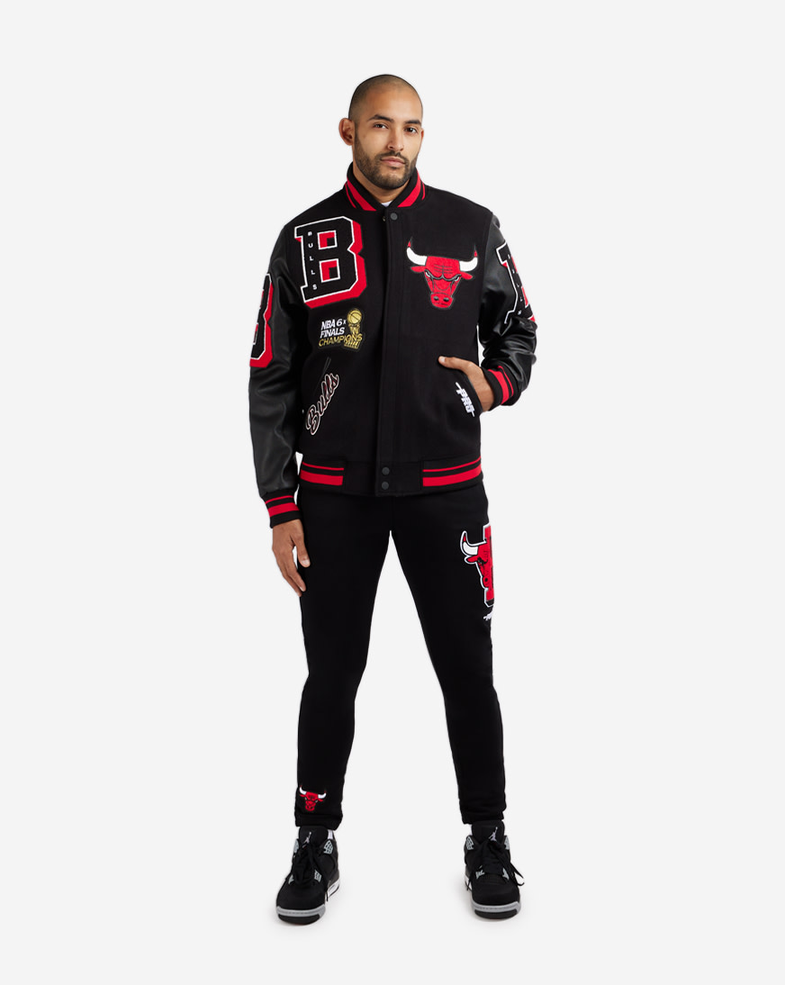 CHICAGO BULLS CLASSIC DK TRACK JACKET (BLACK) – Pro Standard