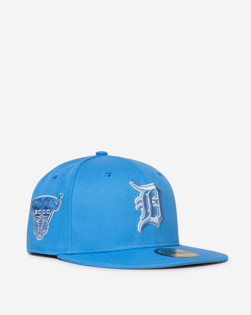 Shop New Era 59Fifty Detroit Tigers Fitted Hat 71015727 blue
