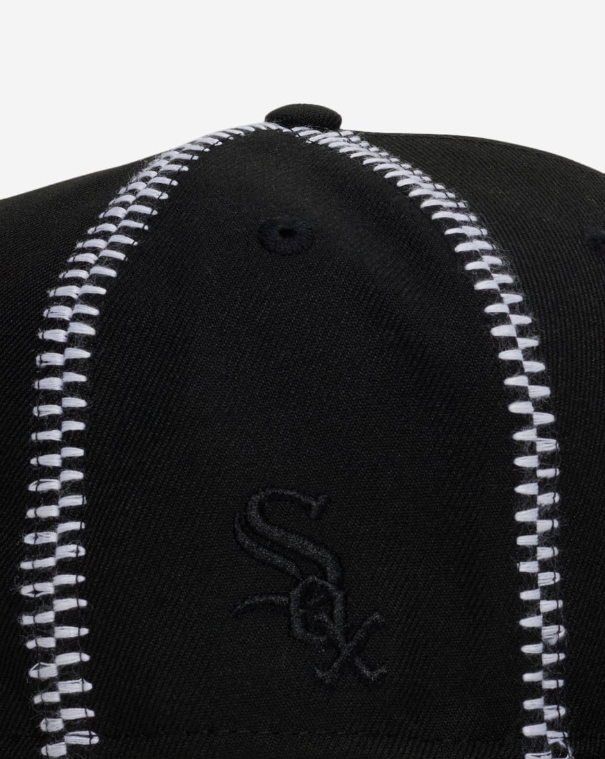 Shop New Era 59Fifty Chicago White Sox Running Stitch Fitted Hat