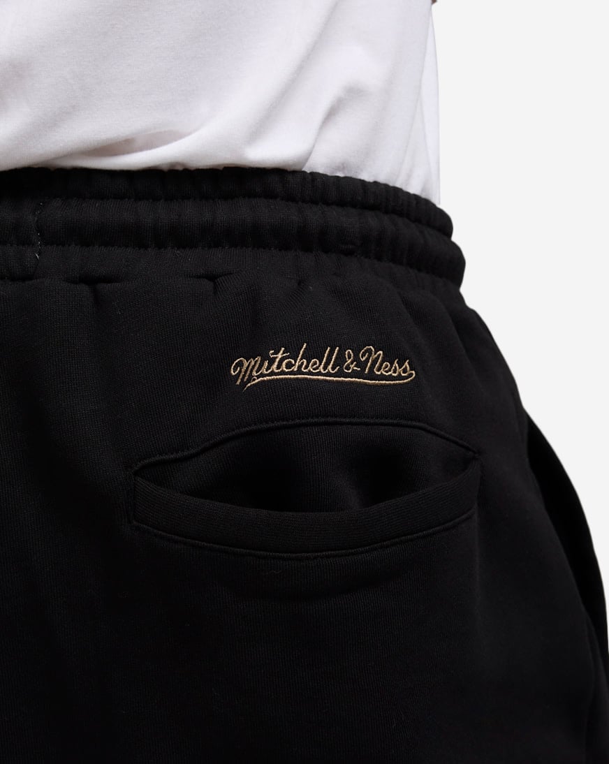 【HI FI FNK】Middle Sweatpants Shop Mitchell Ness NBA 76ers Sweatpants BT8917-P76BLCK black