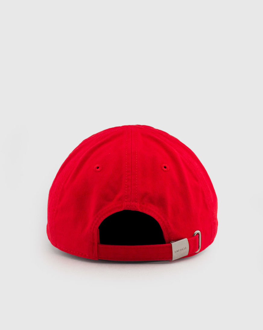 Shop Lacoste Big Croc Gabardine Cap RK8217-240 red | SNIPES USA