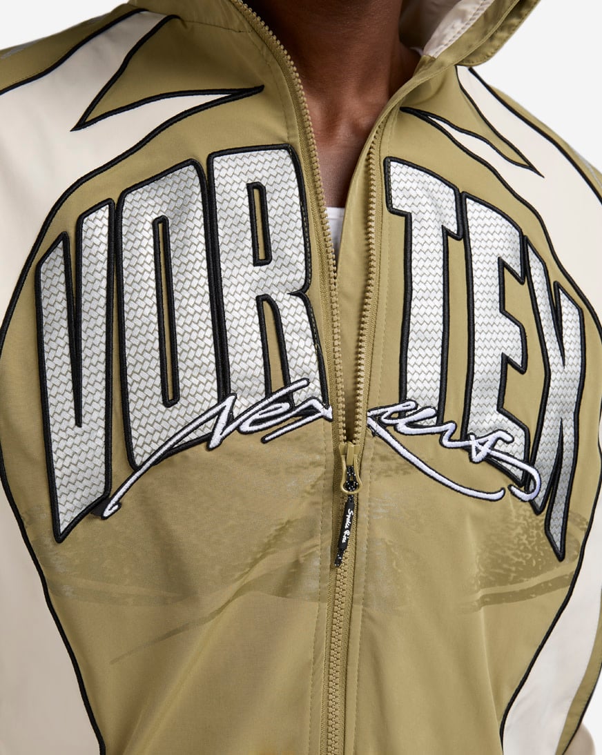 Shop Smoke Rise Vortex Windbreaker Jacket WW25586SN-HER green