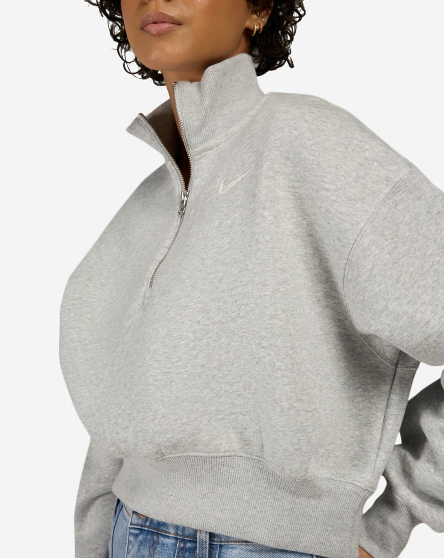 Shop Nike NSW Phoenix Fleece 1/4-Zip Cropped Sweatshirt DQ5767-043 Shop Nike NSW Phoenix Fleece 1/4-Zip Cropped Sweatshirt DQ5767-043