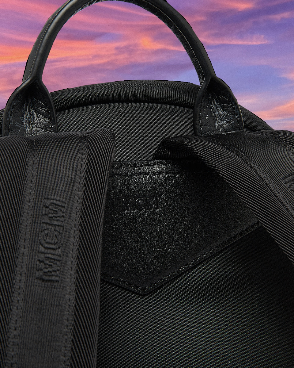 Shop MCM MCM X SNIPES Medium Stark Backpack MMKFSVE11BK001 black