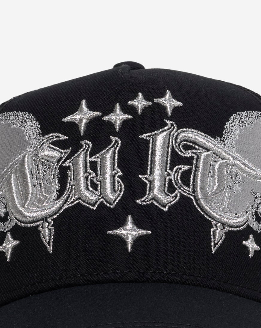 Shop Cult of Individuality Skulls Mesh Back Trucker Hat 625BS
