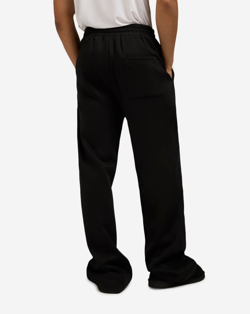 Shop American Stitch Stripe Fleece Pants SU25B515-BLK black