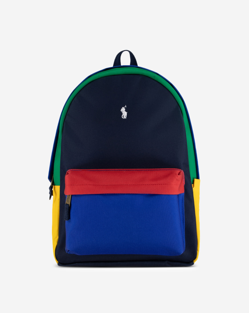 Shop Polo Ralph Lauren Pony Logo Patch Backpack 9AR047-E69
