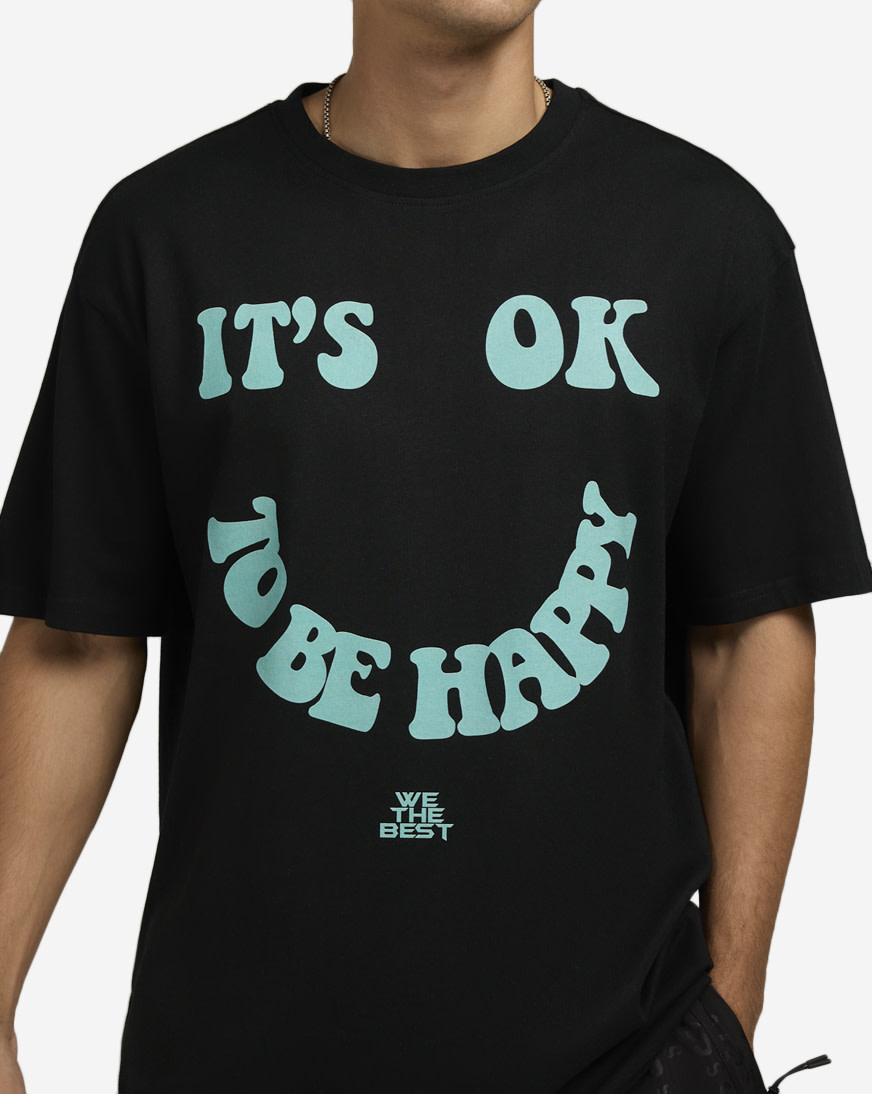 【Paragraph】25ss HAPPY SMILE T SHIRT Shop WE THE BEST Its Okay To Be Happy Smile Tee WTB009-00007