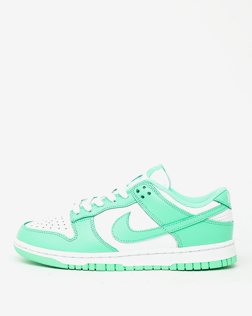 snipes dunk low team green