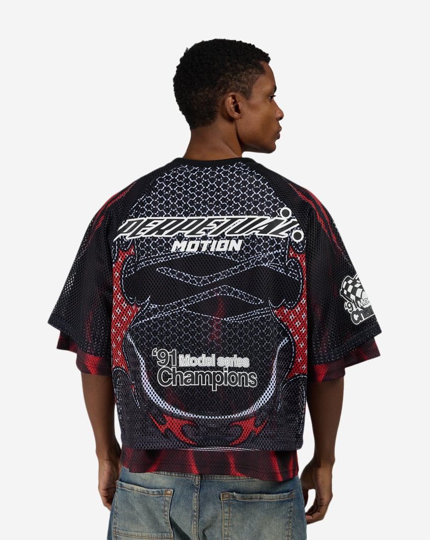 Shop Smoke Rise Champion Mesh Tee KT26S471SN-BLK black | SNIPES USA