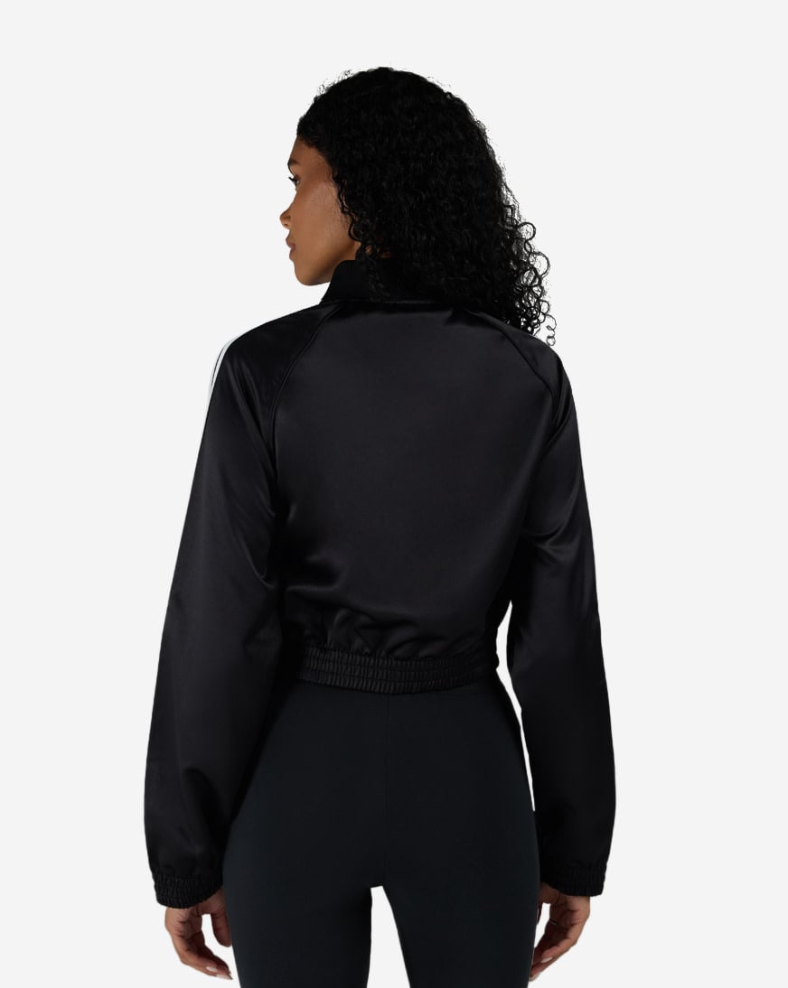 Shop adidas Satin SST Jacket KS9371 black | SNIPES USA