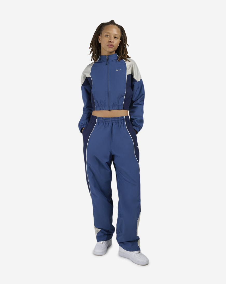 Shop Nike NSW Oversized Mid-Rise Track Pants IF0218-410 blue