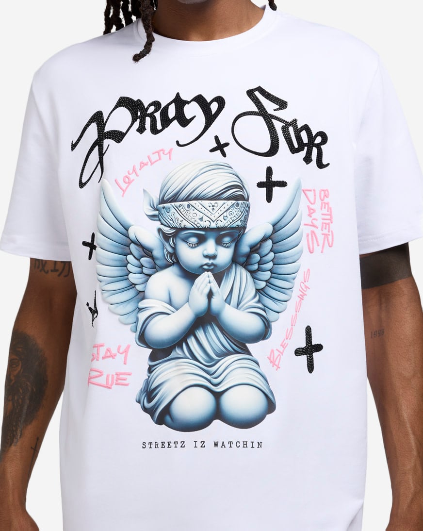 トップス enfold RAIN-DOPS T-SHIRT WHT RAIN-DOPS T-SHIRT｜38｜WHT