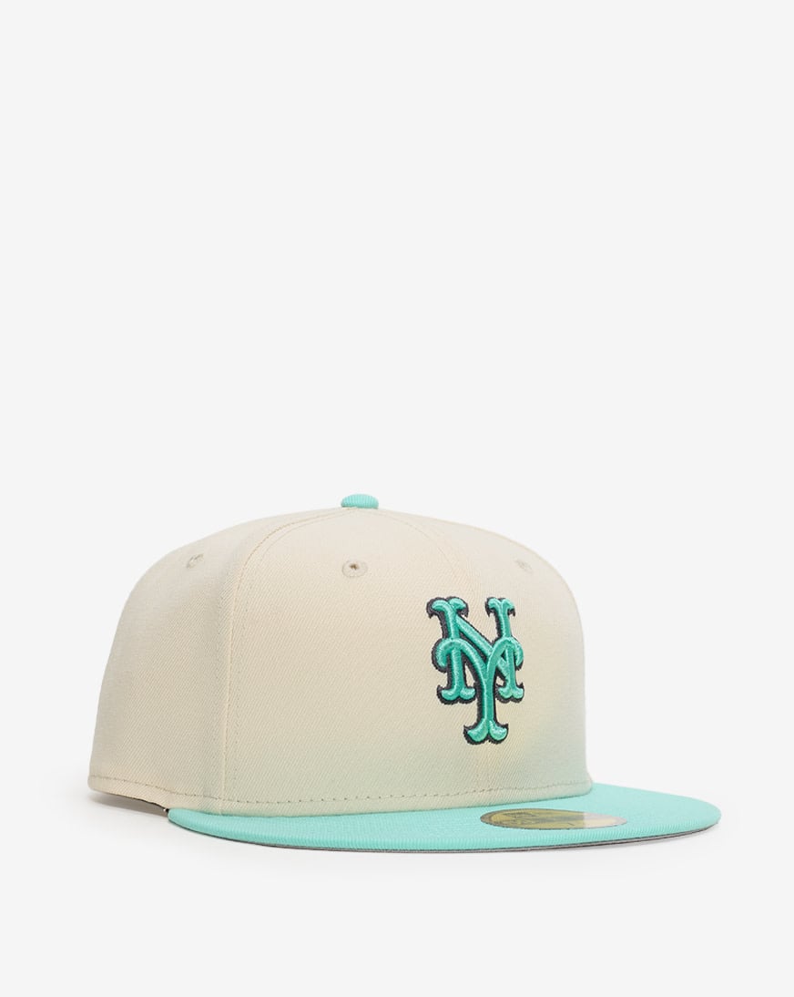 Shop New Era 59Fifty New York Mets Fitted Hat 60804747 cream