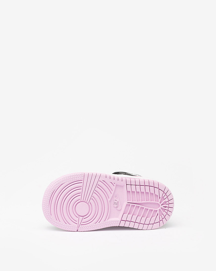 jordan 1 mid white black light arctic pink snipes