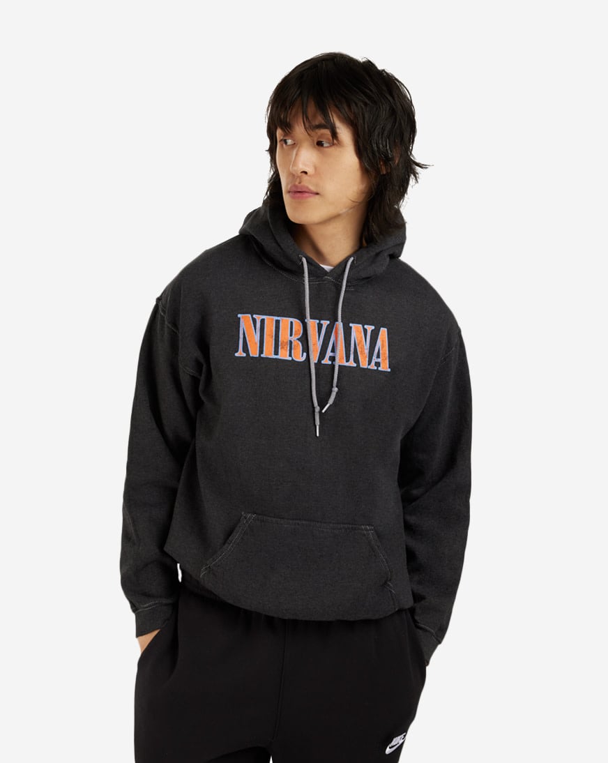 Nirvana Angel on Back Hoodie