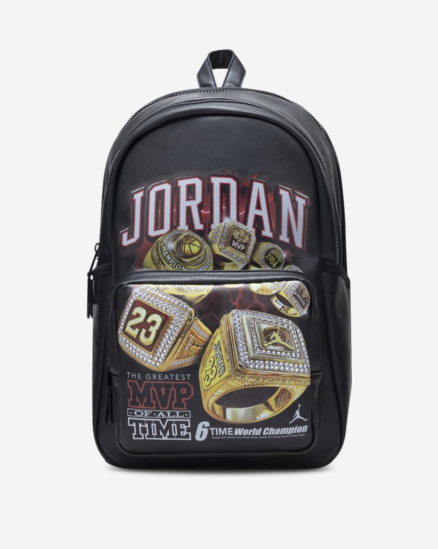 Shop Jordan Borough Graphic Backpack MA9174-023 black | SNIPES USA