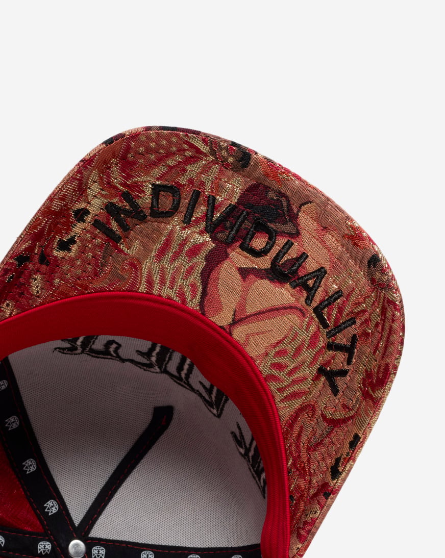 Shop Cult of Individuality Tapestry Print 5 Panel Trucker Hat