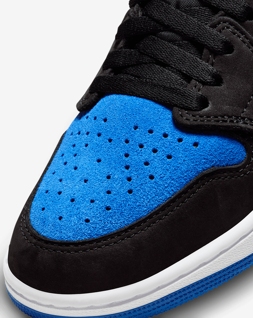 jordan 1 mid laser blue snipes