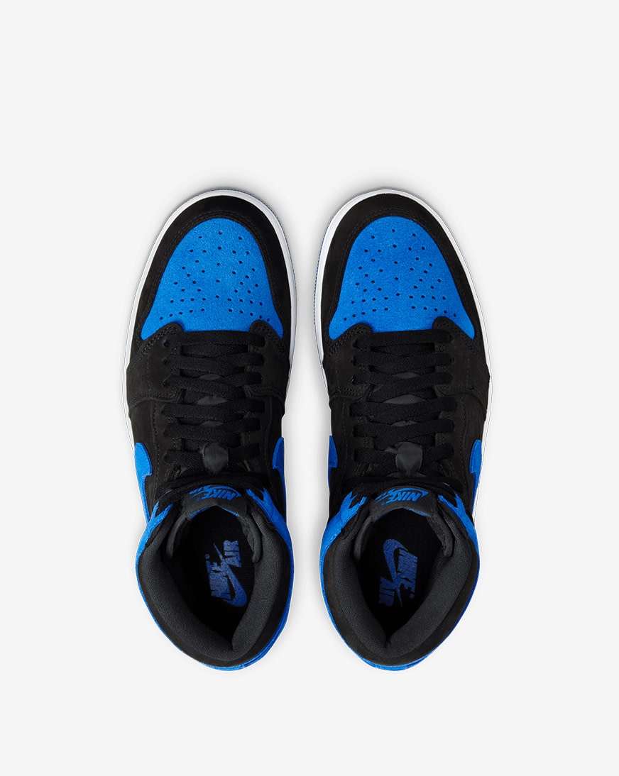 jordan 1 mid white laser orange deep royal blue snipes