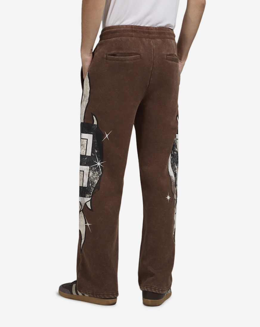 Shop Smoke Rise Unbreakable Fleece Pants FP25617SNZ-MUS brown