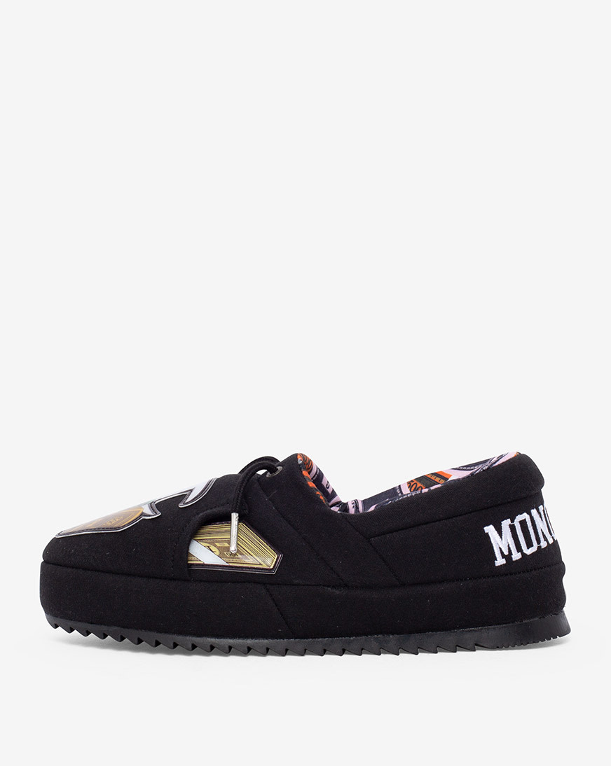 Shop Champion Monopoly Stacks University Slippers CPS10563M black