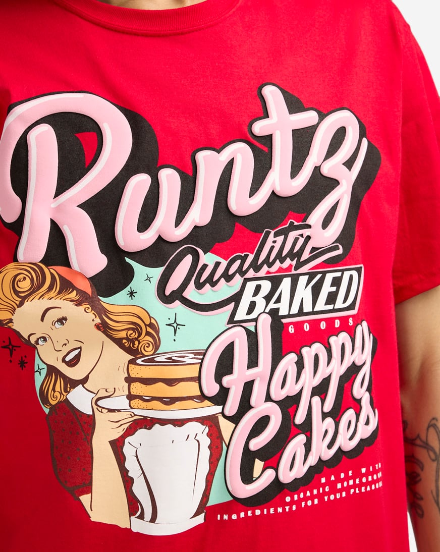 Shop Runtz Quality Cakes Tee 22440599-RED red | SNIPES USA