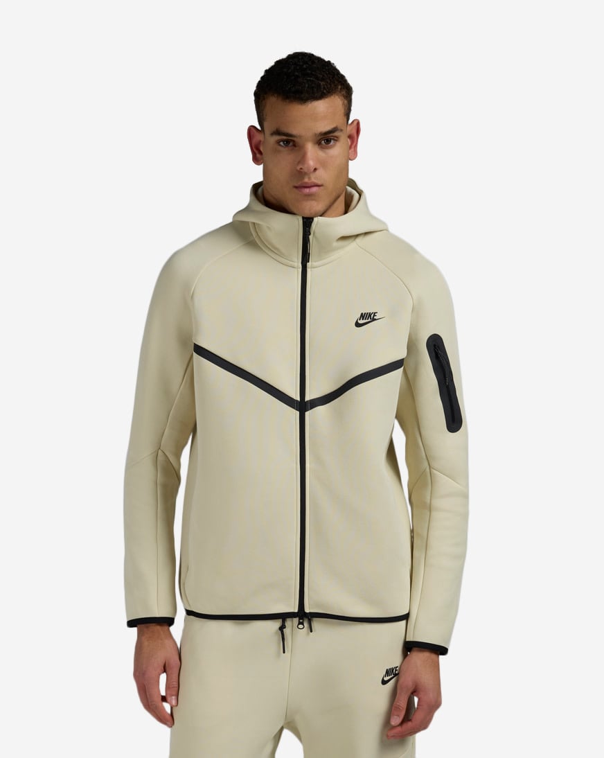 Shop Nike Tech Full-Zip Windrunner Hoodie HV0949-234 cream