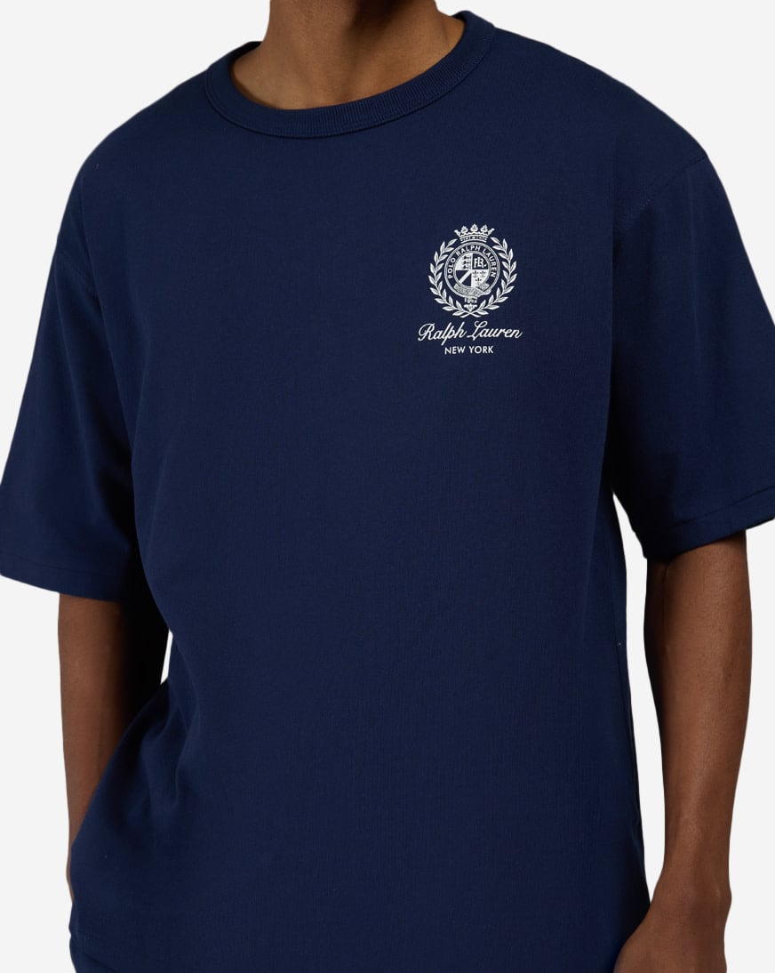 Shop Polo Ralph Lauren Jersey Knit RL Script Graphic T-Shirt